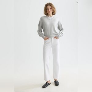 Scotch & Soda BNWT THE SKY HR STRAIGHT Fit DENIM Jean- Cream - 27/32 ($148)